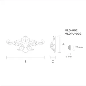 Acanthus furniture onlay oak - 1